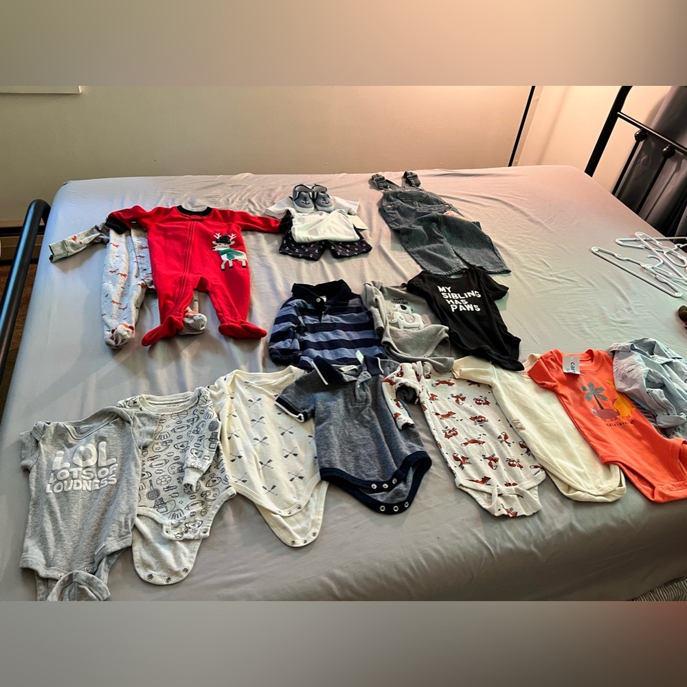 Lot of baby boy clothes